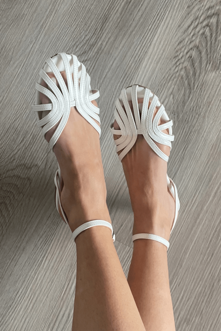 Vittoria | Jewelled Golden Sandals