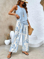 Jamie | Elegant Top & Wide-Leg Trouser Set