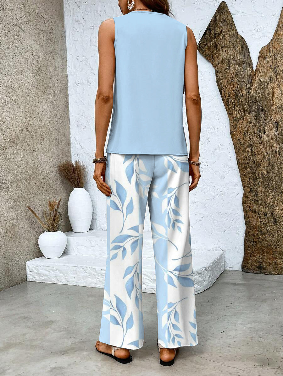 Jamie | Elegant Top & Wide-Leg Trouser Set