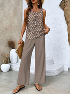 Jamie | Elegant Top & Wide-Leg Trouser Set