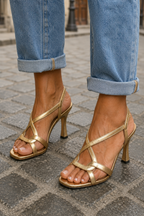Elisabetta | Golden Summer Sandals