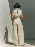 Flora | Minimalist Linen Two-Piece Set