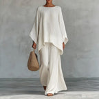 Kristyna | Long-Sleeve & Wide-Leg Trouser Set