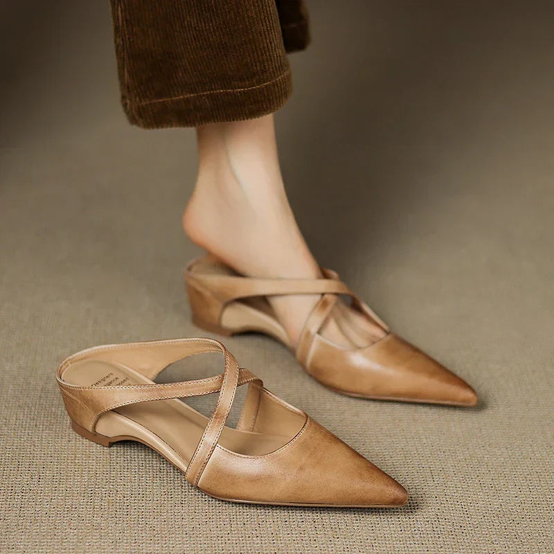 ERICA | Genuine Leather Mules