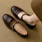AINSLEY | Comfort Mary Janes Made Of Leather