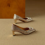 ELIZABETH | Glitter Pumps