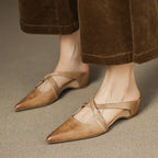 ERICA | Genuine Leather Mules