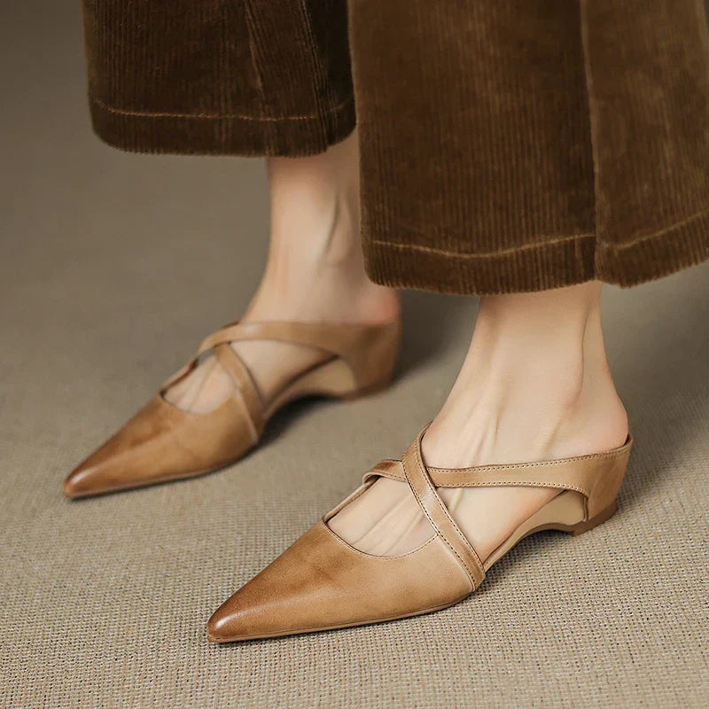 ERICA | Genuine Leather Mules