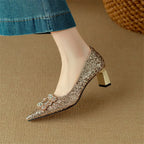 ELIZABETH | Glitter Pumps