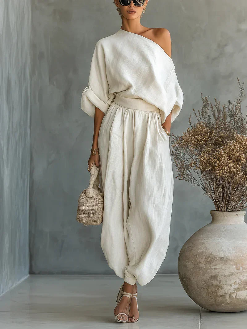Mila | Off-Shoulder Two-Piece Set